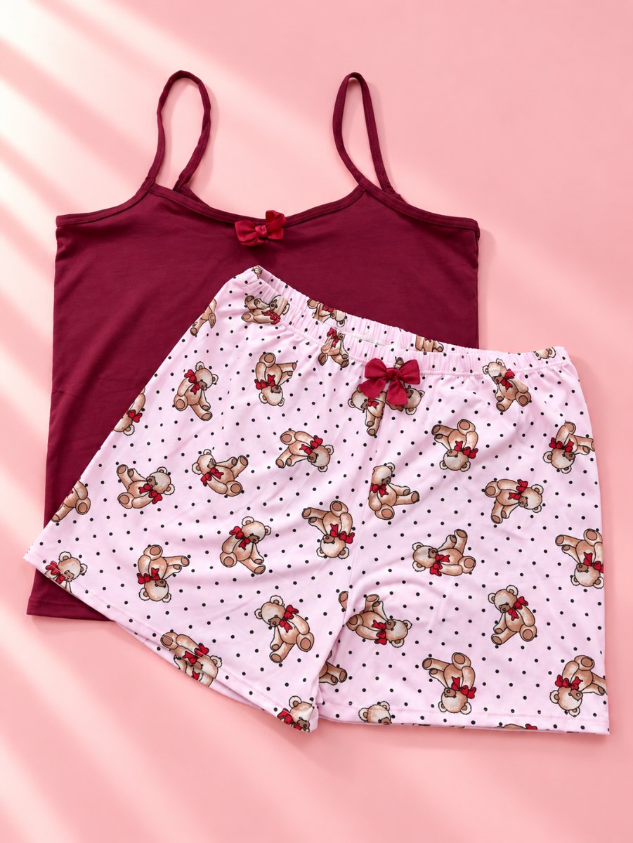 Conjunto Ositos con Lazo